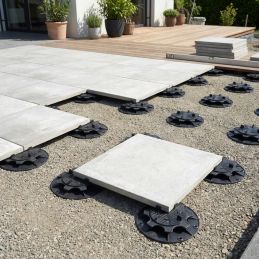 Plot de terrasse fixe 10 mm dalle - Solidor