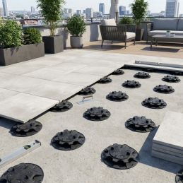 Plot de terrasse fixe 10 mm dalle - Solidor