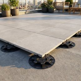 Plot de terrasse fixe 10 mm dalle - Solidor
