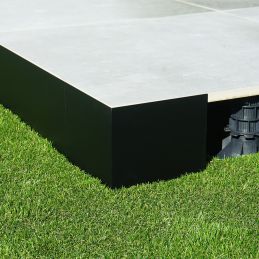 Profilé d'angle sortant - Noir - Solidor