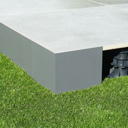 Profilé d'angle sortant - Gris clair - Solidor