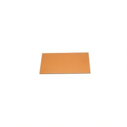 Plaque de liaison pour profil de finition - Acier corten - Solidor
