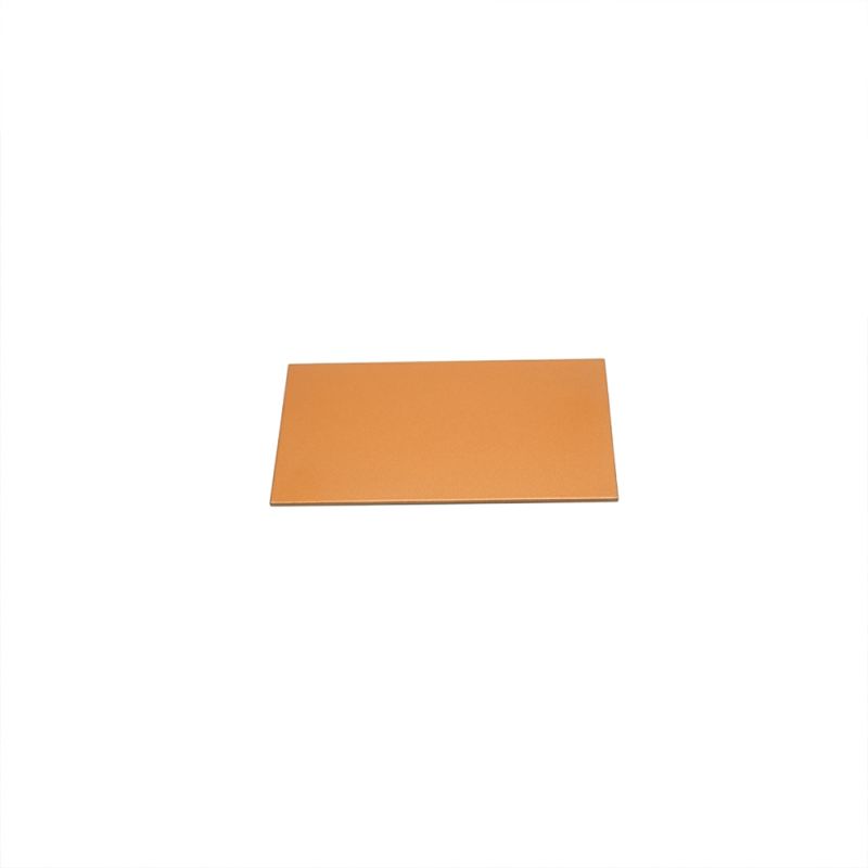 Plaque de liaison pour profil de finition - Acier corten - Solidor