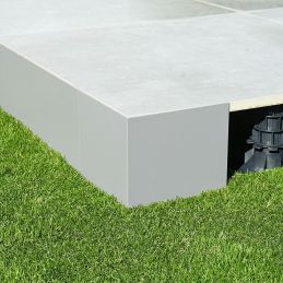 Plaque de liaison pour profil de finition - Gris clair - Solidor