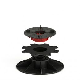 Plot de terrasse dalle autonivelant de 43 à 328 mm - Avec/Sans Cale amortisseur - Solidor