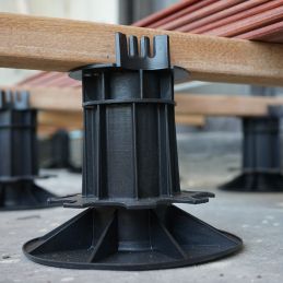 Plot de terrasse bois de 23 à 440 mm - Solidor