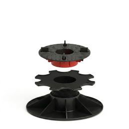 Plot de terrasse dalle 46 à 463 mm - Sans cale amortisseur - Autonivelant -Réglable par dessus - Solidor