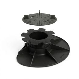 Demi plot de terrasse dalle de 35 à 350 mm - Sans cale amortisseur - Solidor