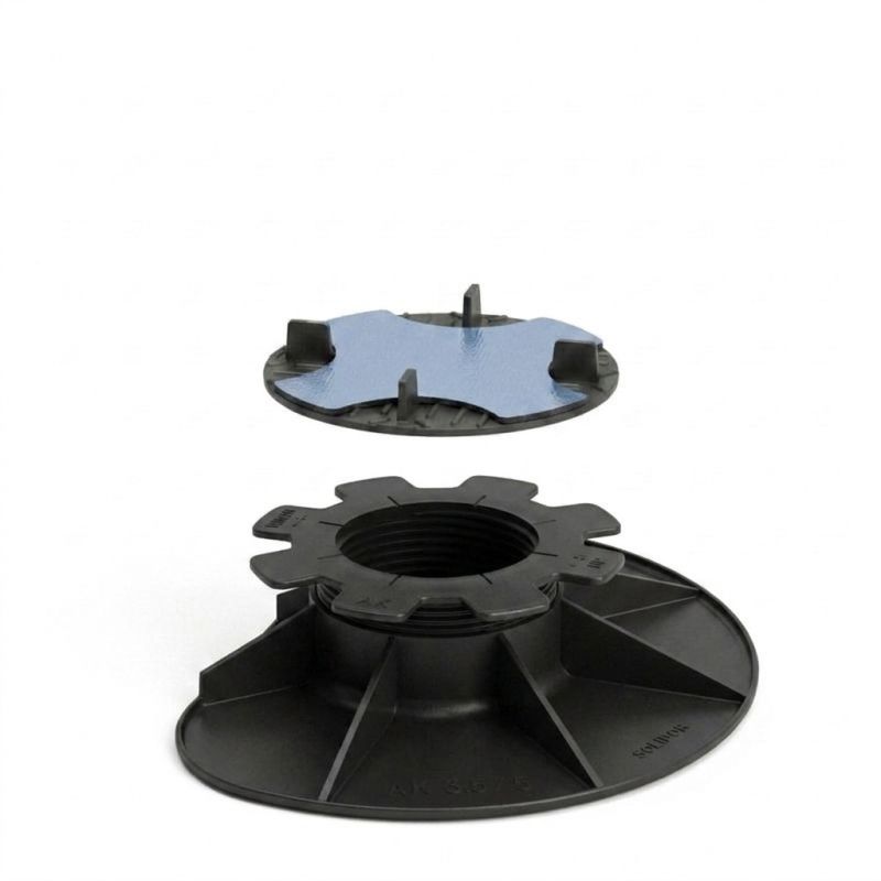 Demi plot de terrasse dalle de 23 à 440 mm - Avec Sticksol - Solidor