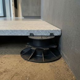 Demi plot de terrasse dalle de 23 à 440 mm - Sans cale amortisseur - Solidor