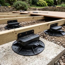 Suplemento de altura de 10 mm para plot de terraza de madera - RB10 mm - Vérindal