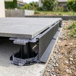 Fixing kit for terrace side finishes - Transparent - Vérindal