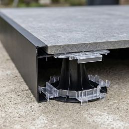 Kit de fixations pour finitions latérales terrasse - Transparent - Vérindal