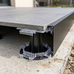 Fixing kit for terrace side finishes - Transparent - Vérindal
