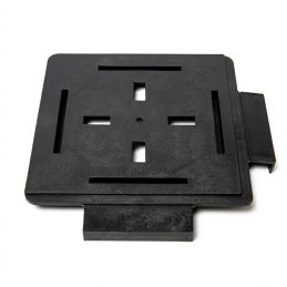 Placca per piastrelle per supporti terrazza - Nero - Vérindal+