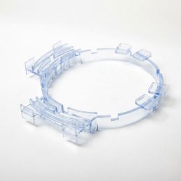 Soporte de revestimiento lateral transparente para base de montaje– Vérindal+