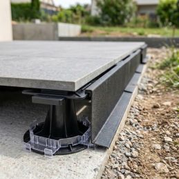 Soporte de revestimiento lateral transparente para base de montaje– Vérindal+