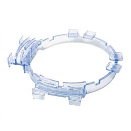 Support d'habillage transparent pour plot terrasse dalle - Vérindal