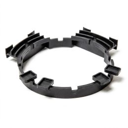 Black trim support for paving terrace pedestal - Vérindal