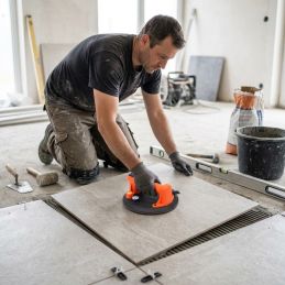Ventouse à dalles électrique sur batterie - EDMA