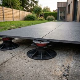 Plattenlager 43 bis 460 mm – Ohne Dämpfungsunterlage – Selbstnivellierend – Einstellung von oben – Solidor