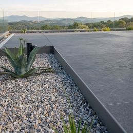 Jonction angle rentrant pour profilé clipsable Laqué Anthracite