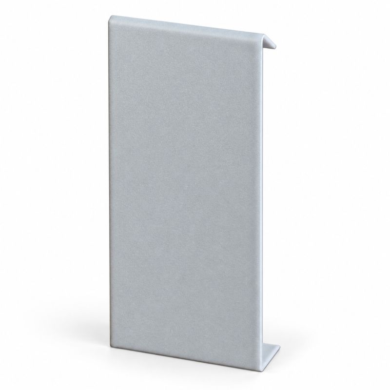 Jonction droite Laqué Gris aluminium