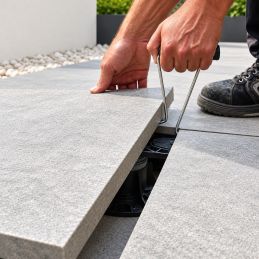 Maniglia alza-lastre per terrazze sopraelevate - Jouplast