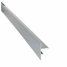 Profilé de finition clipsable Laqué Gris Aluminium