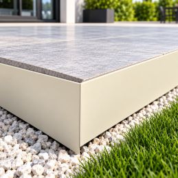 Profilé de finition clipsable Blanc Pearl RAL1013 - Jouplast