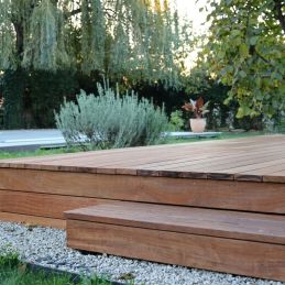 Plot terrasse bois autonivelant réglable 40 à 230 mm - Gamme Easio - JOUPLAST