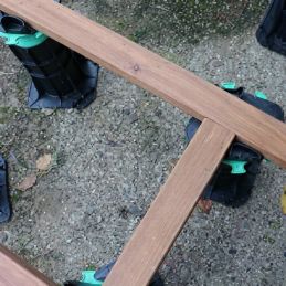 Plot terrasse bois autonivelant réglable 40 à 230 mm JOUPLAST
