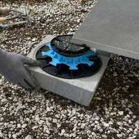 Piastra stabilizzatrice per supporto: stabilità ottimale per terrazza | Plots Discount