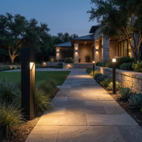 Borne luminosa esterna: illuminazione per giardino e terrazza | Plots Discount