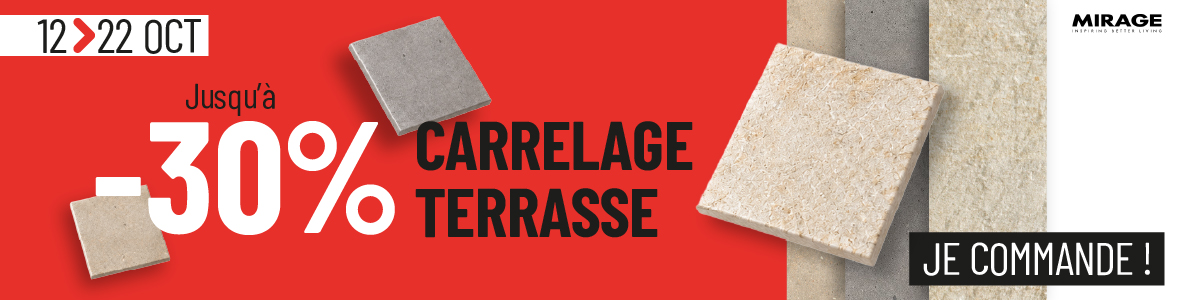 30% Carrelage Slide background