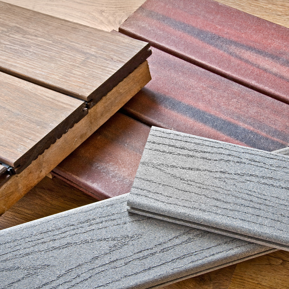 Terrasse composite lame pleine