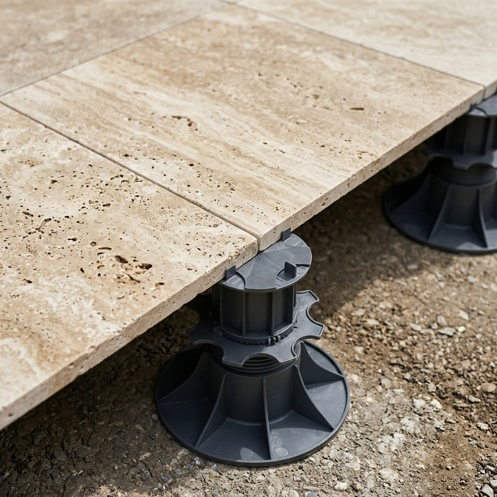 Plot terrasse carrelage