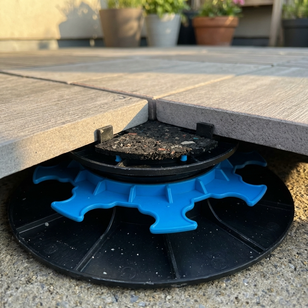 Plot terrasse carrelage