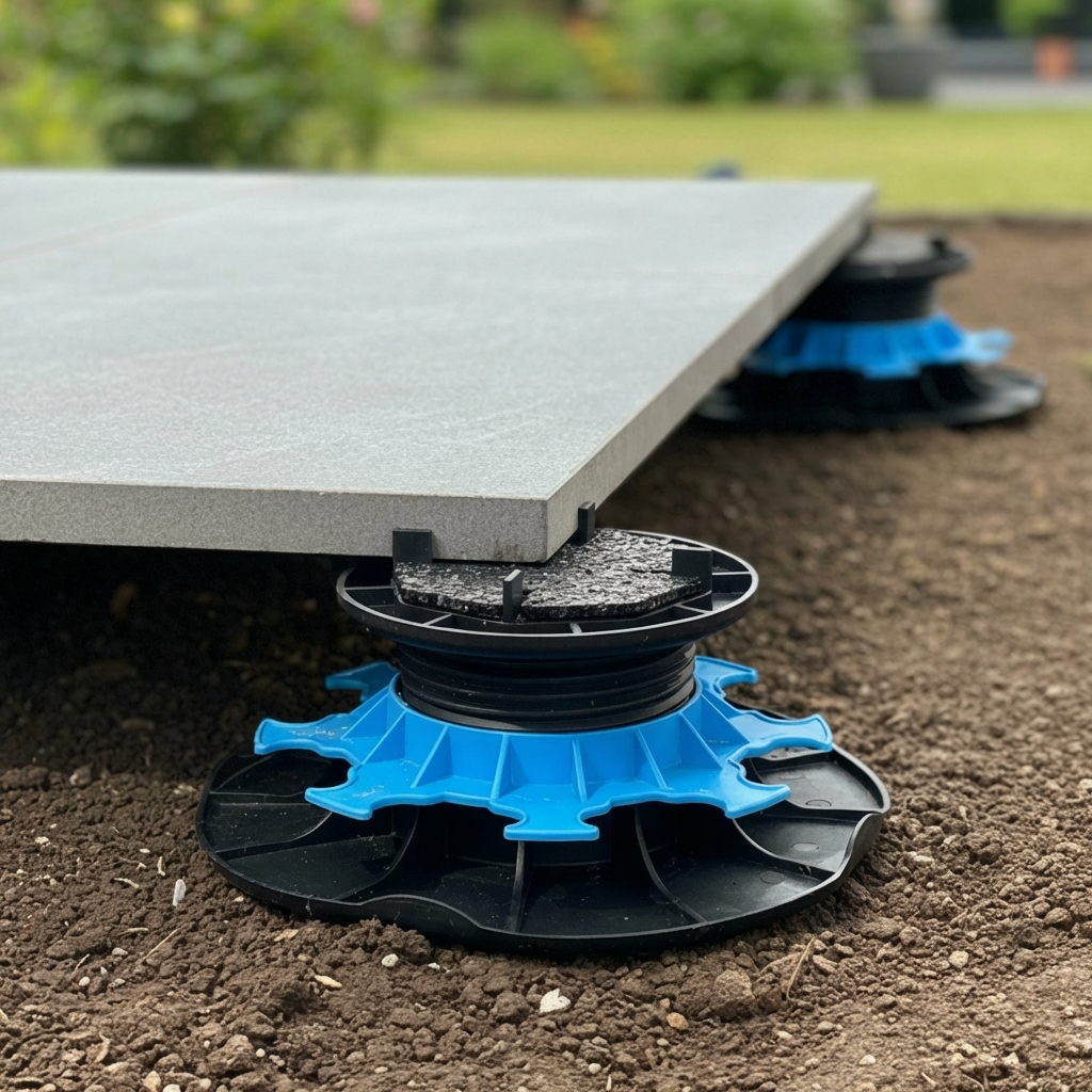 Plot terrasse carrelage