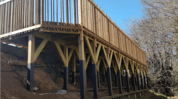 vis de fondation Weasyfix pour terrasse bois sur-élevée